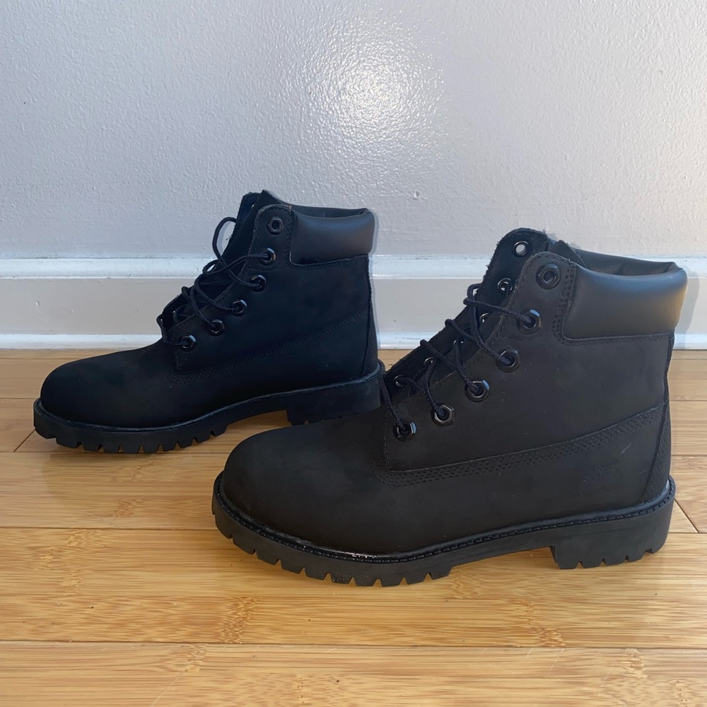 Black construction Timberland boots - Picture 6 of 10